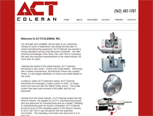 Tablet Screenshot of actcoleman.com